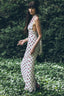 Polka Dot Halter Maxi Dress