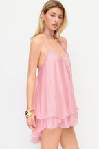 Blush Sparkle Mini Dress