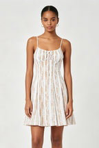 Lace Corset Mini Dress