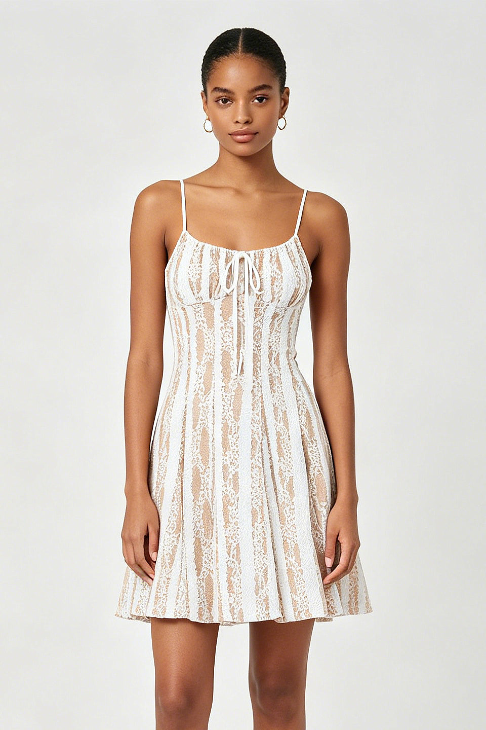 Lace Corset Mini Dress