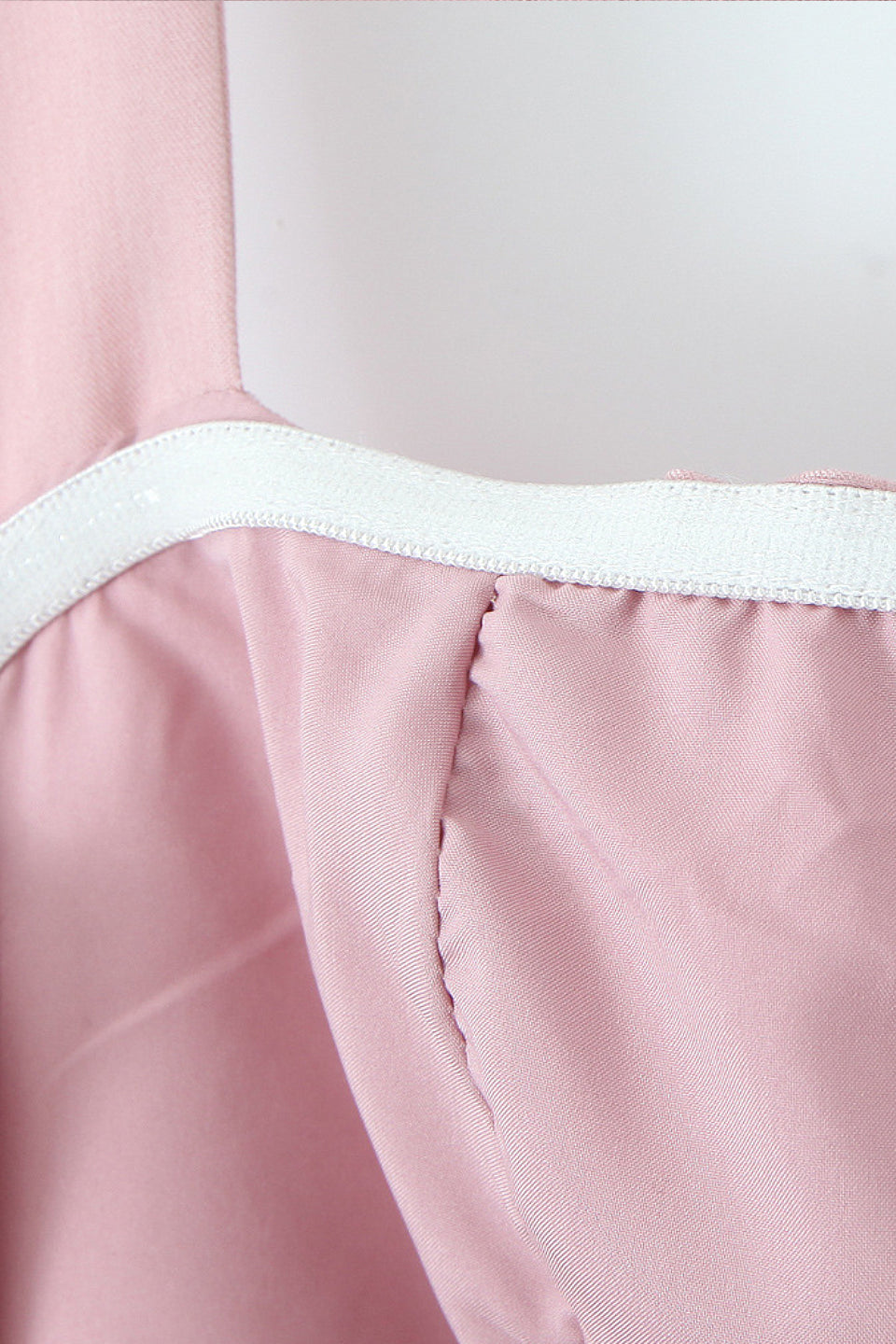 Blush Pleated Halter Mini Dress