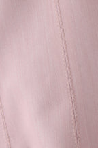Blush Pleated Halter Mini Dress