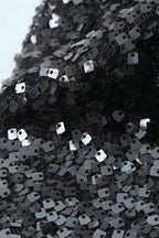 Black Sequin Maxi Dress