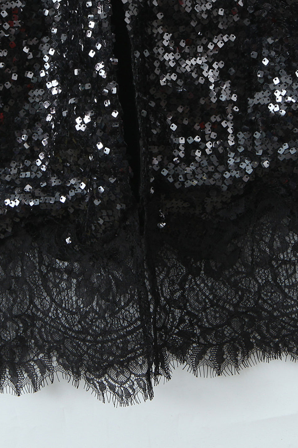 Black Sequin Maxi Dress