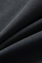 Noir Square Neck A-Line Mini Dress