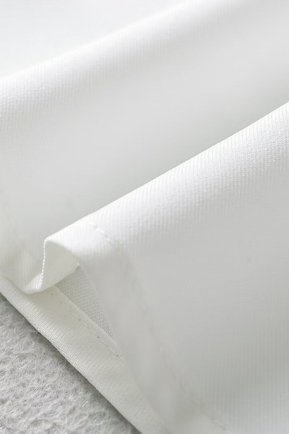 White Square Neck A-Line Mini Dress