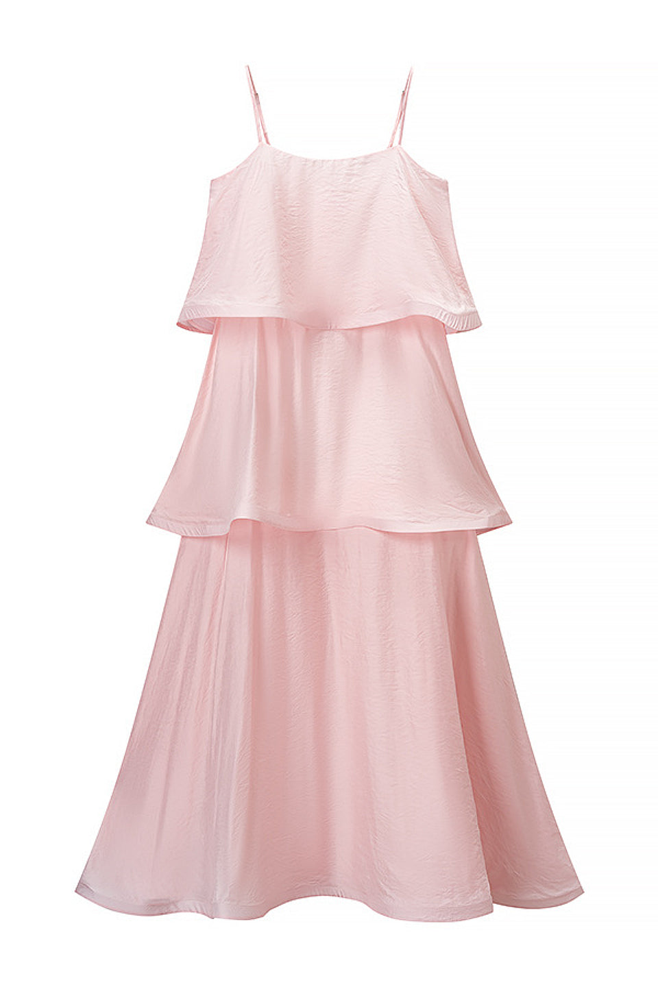 Blush Tiered Maxi Dress