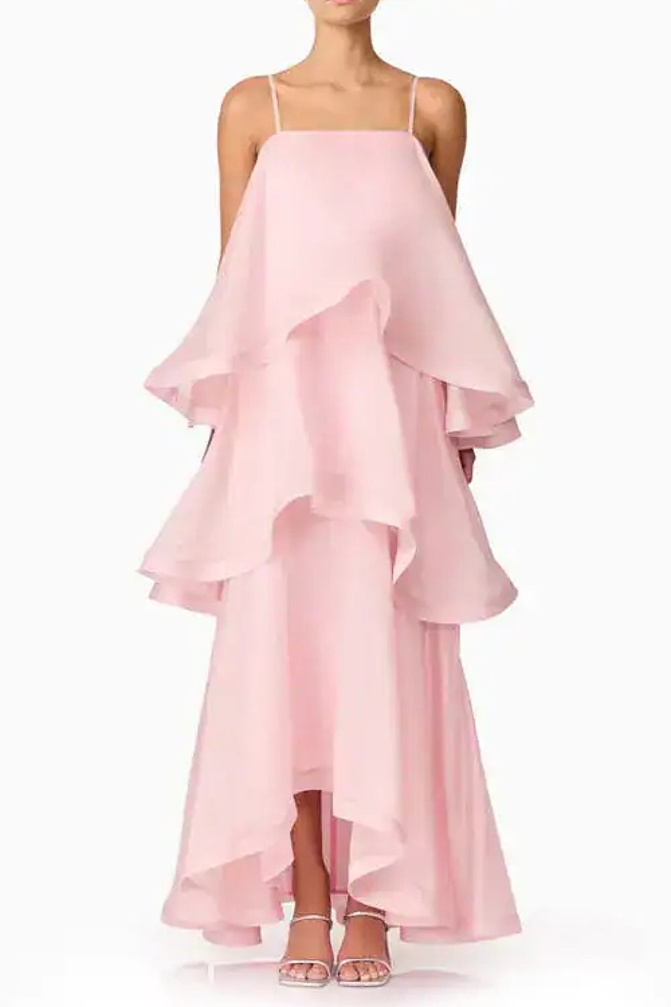 Blush Tiered Maxi Dress