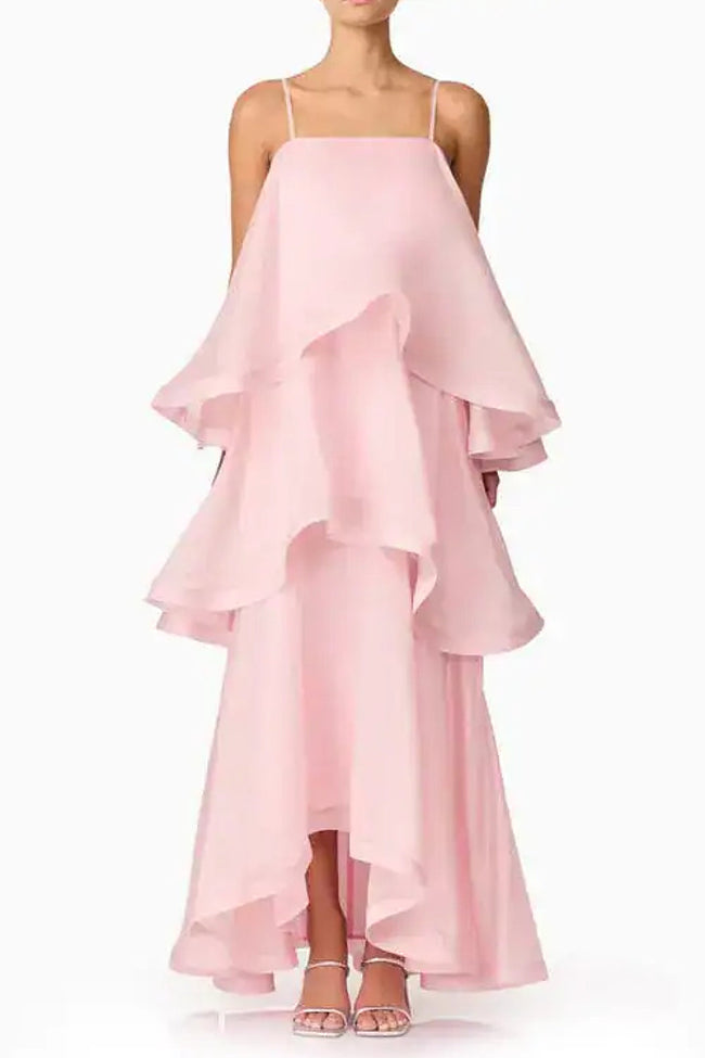 Blush Tiered Maxi Dress Main Image