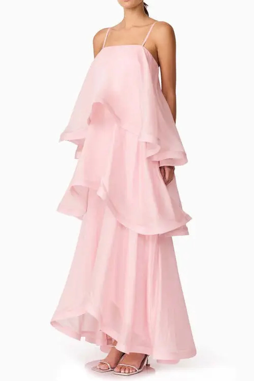 Blush Tiered Maxi Dress