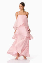 Blush Tiered Maxi Dress