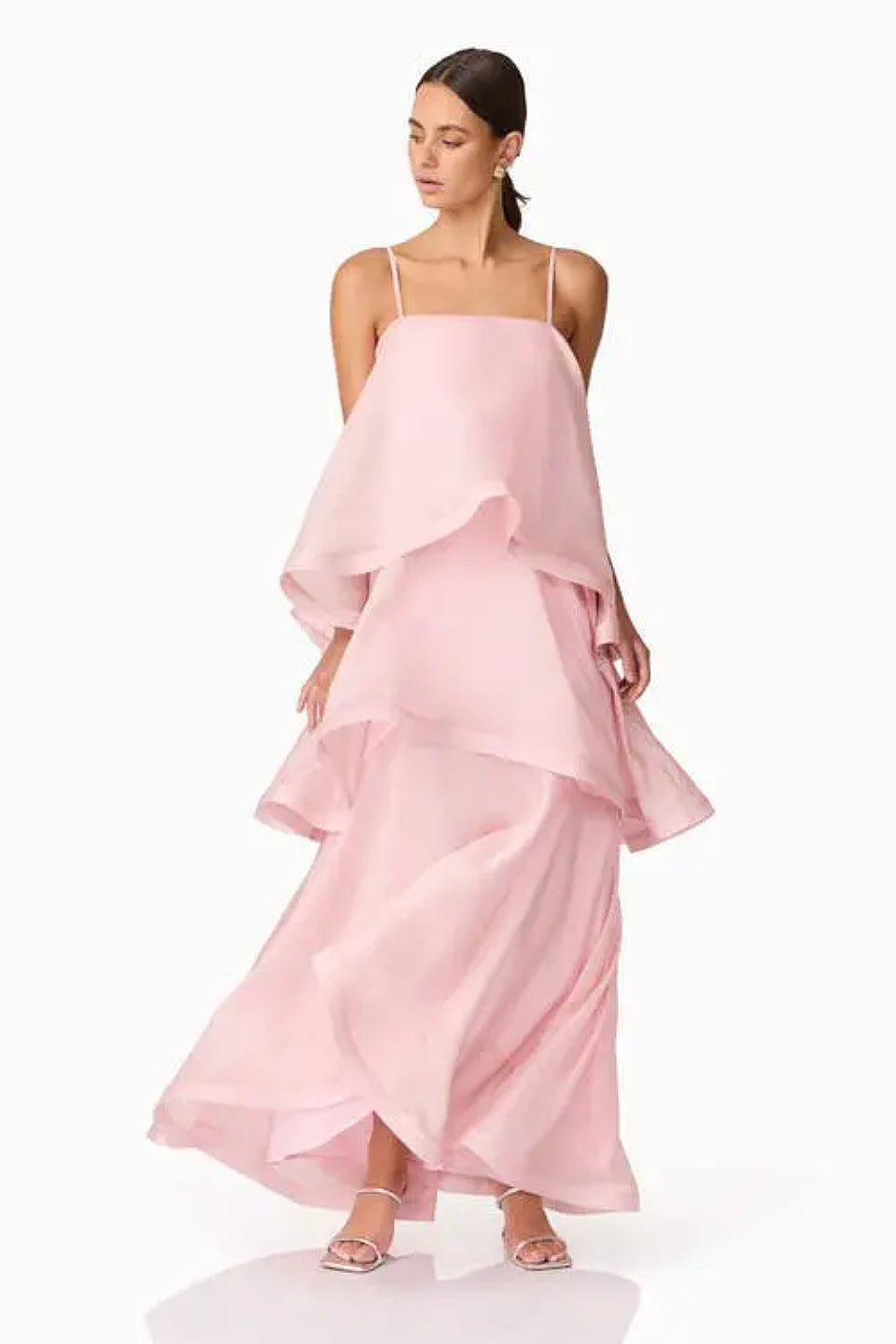 Blush Tiered Maxi Dress