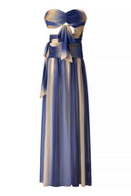 Ombre Strapless Maxi Dress