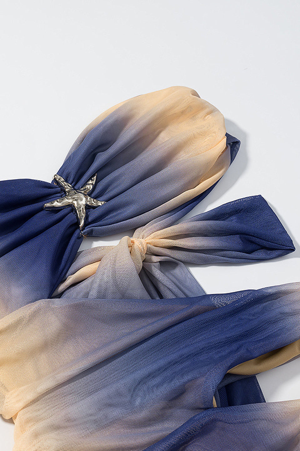 Ombre Strapless Maxi Dress