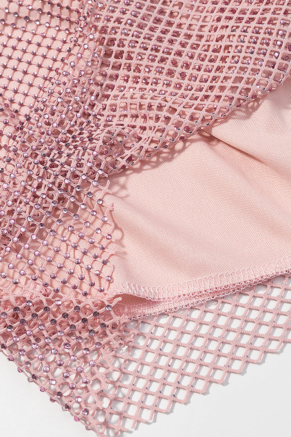 Pink Rhinestone Halter Top
