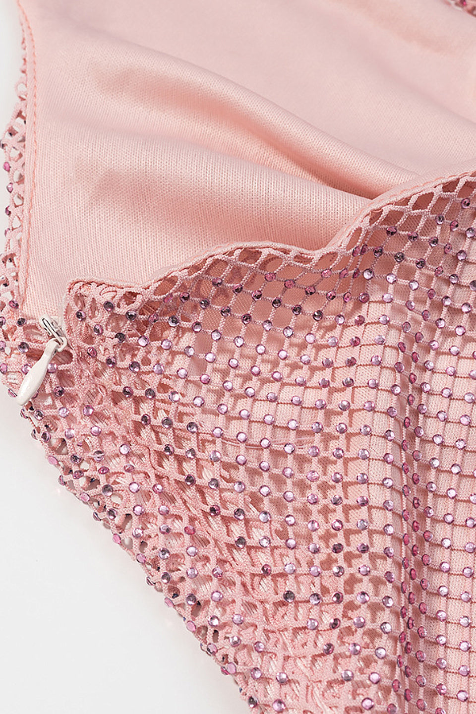Pink Rhinestone Halter Top