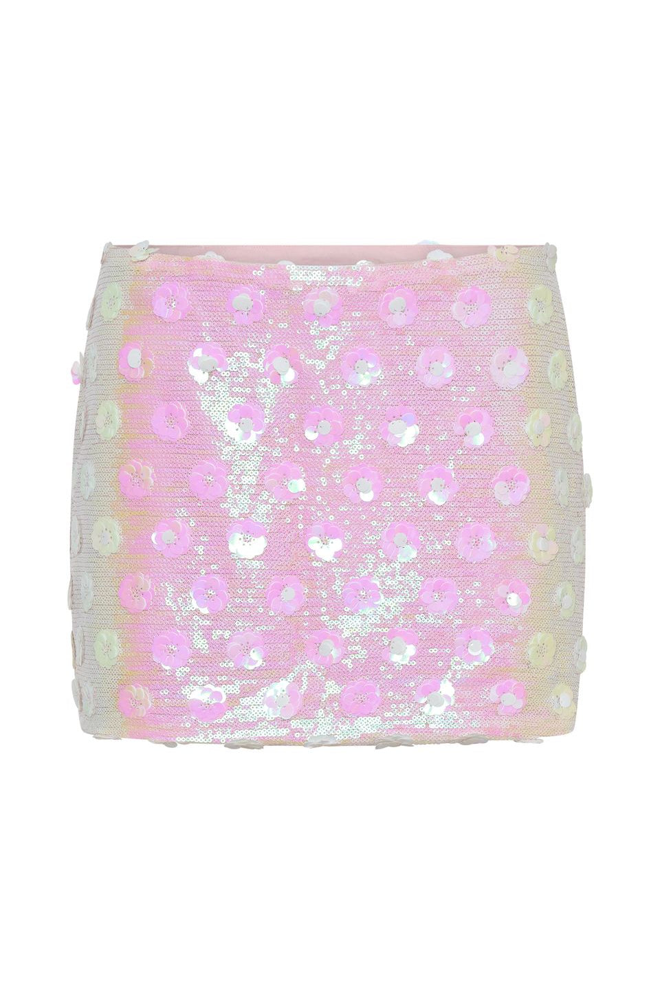 Iridescent Sequin Mini Skirt
