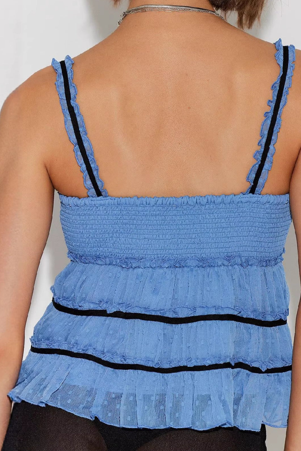Contrast Corset Cami Top