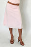Blush Chiffon Midi Skirt