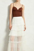 Chocolate Sweetheart Cami Top