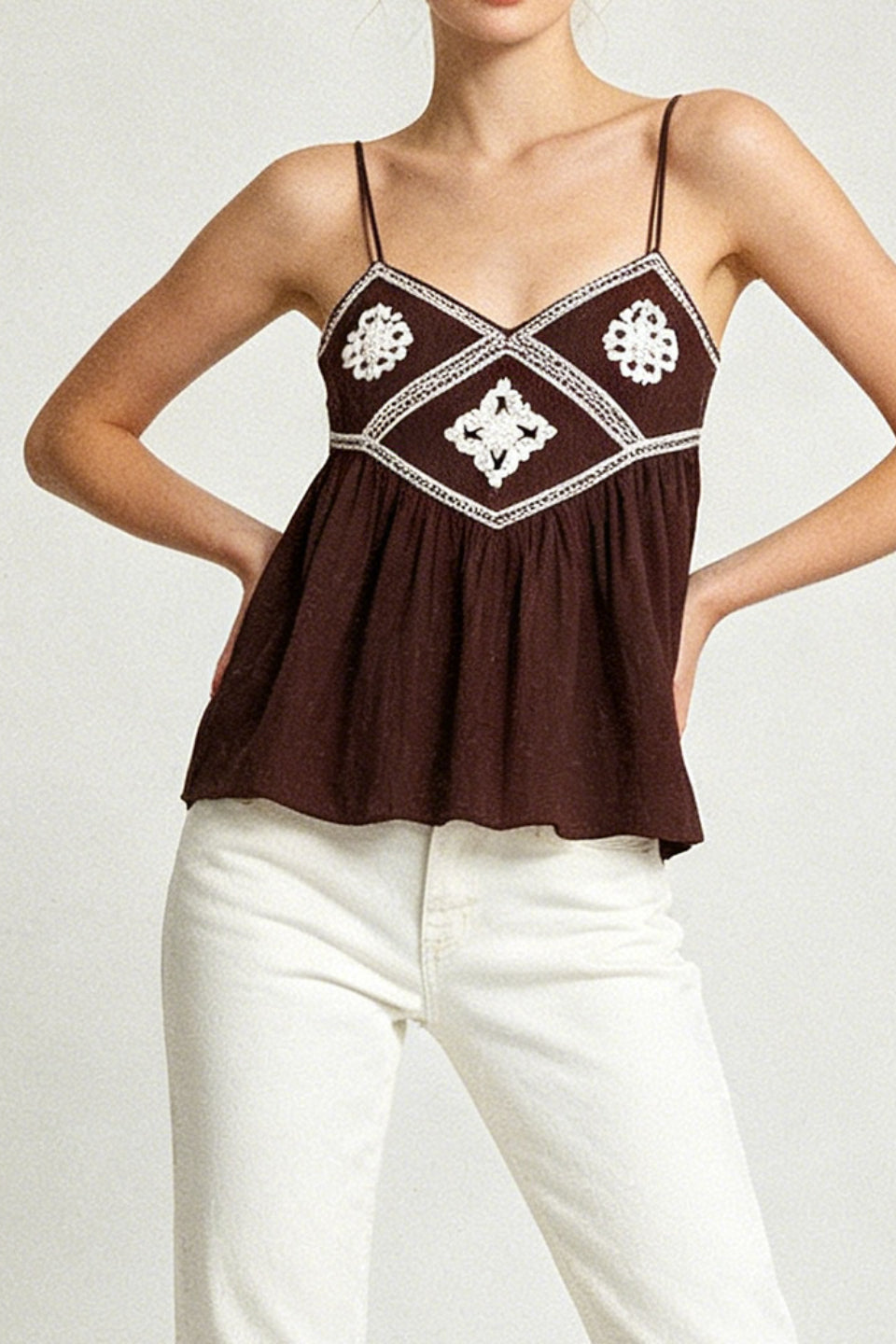 Boho Tassel Cami Top