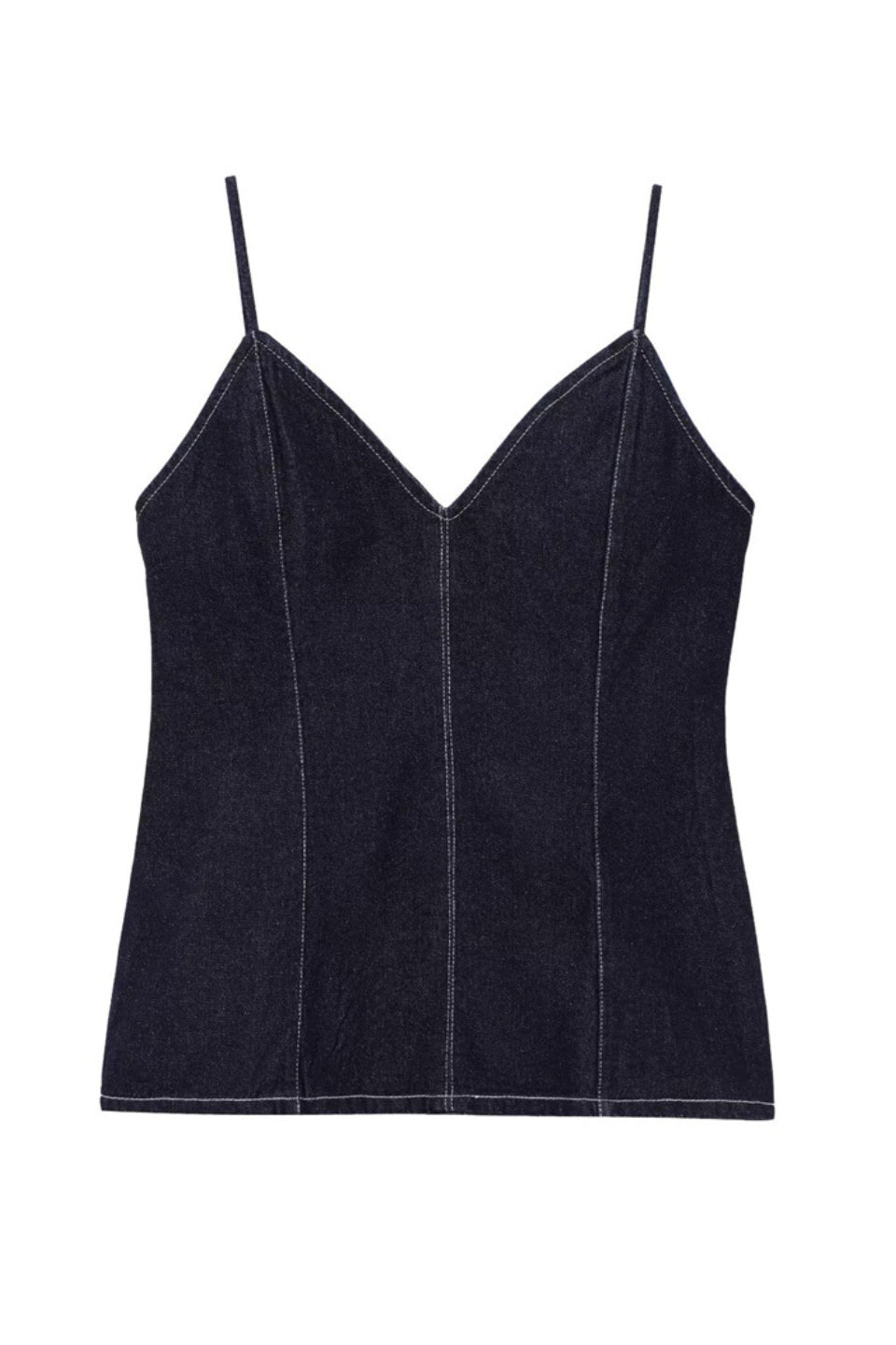 Denim Corset Cami Top