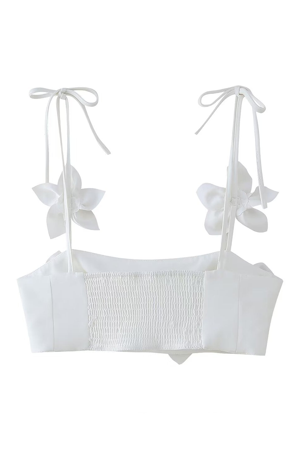 3D Floral Bustier Top