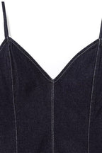 Denim Corset Cami Top