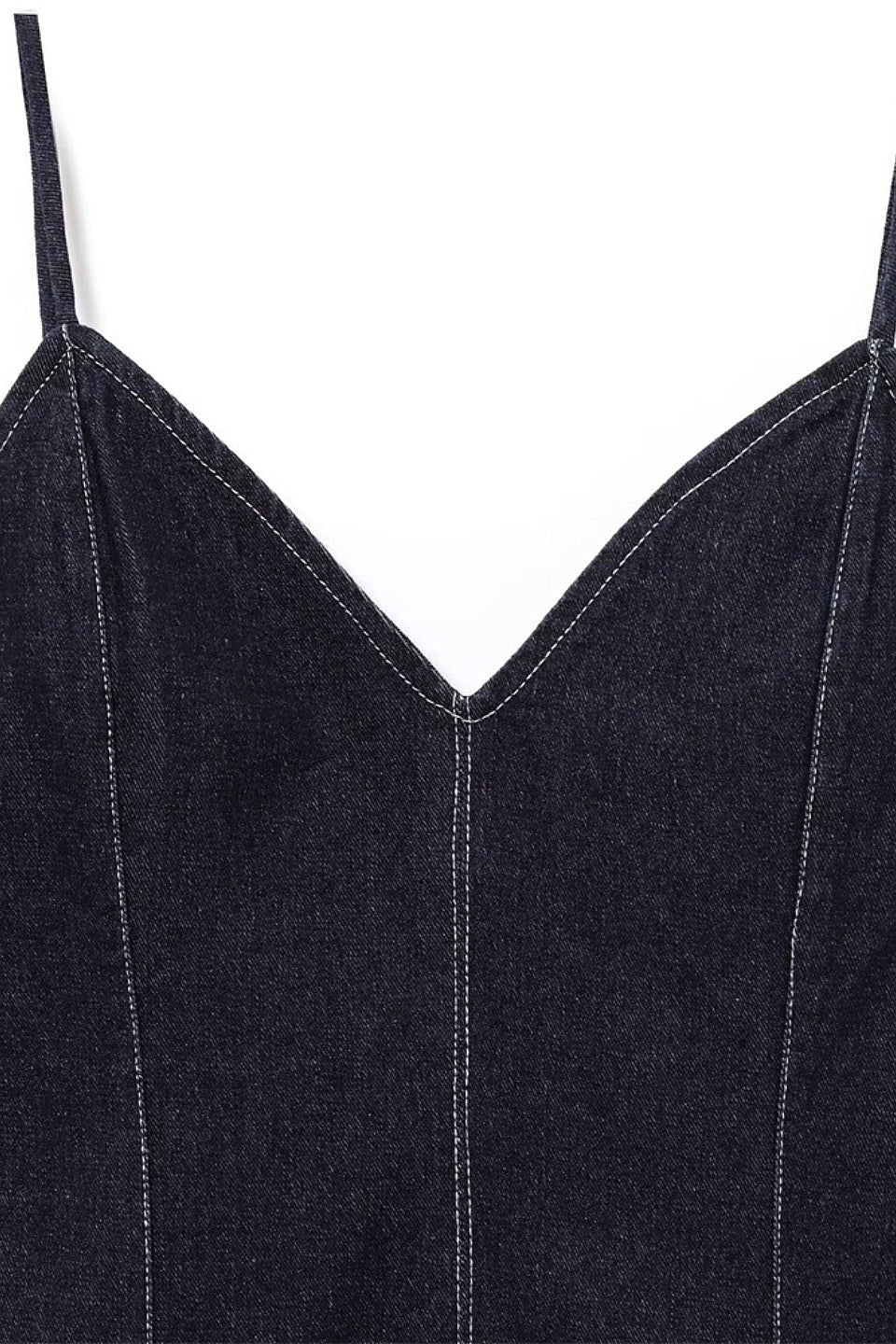 Denim Corset Cami Top