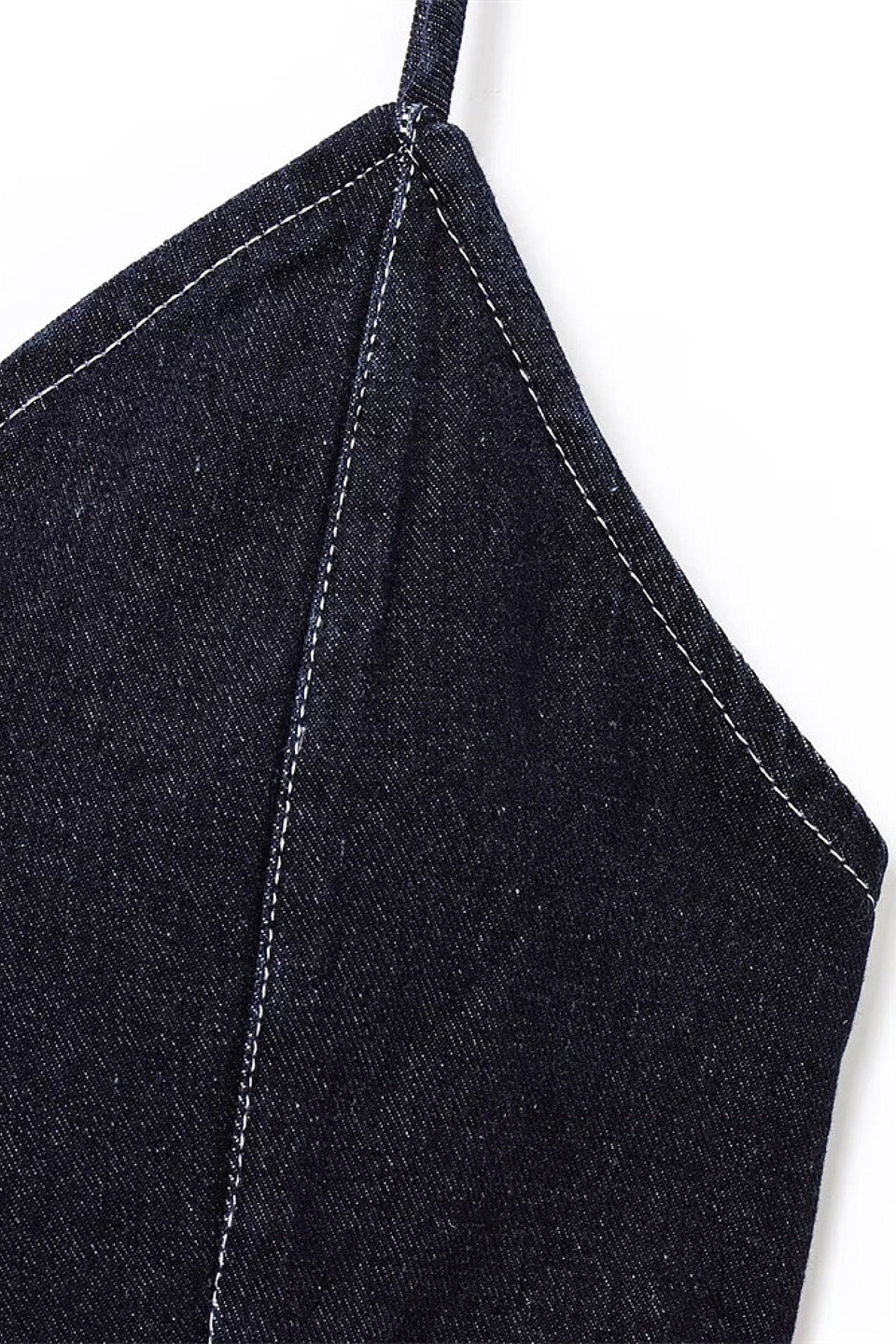 Denim Corset Cami Top