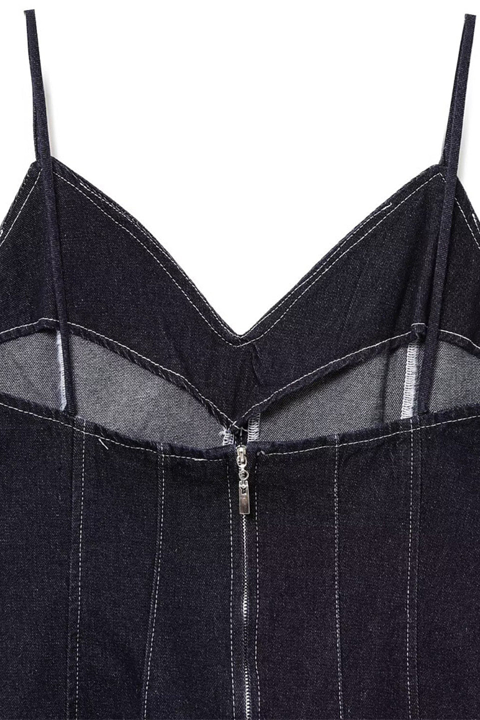 Denim Corset Cami Top