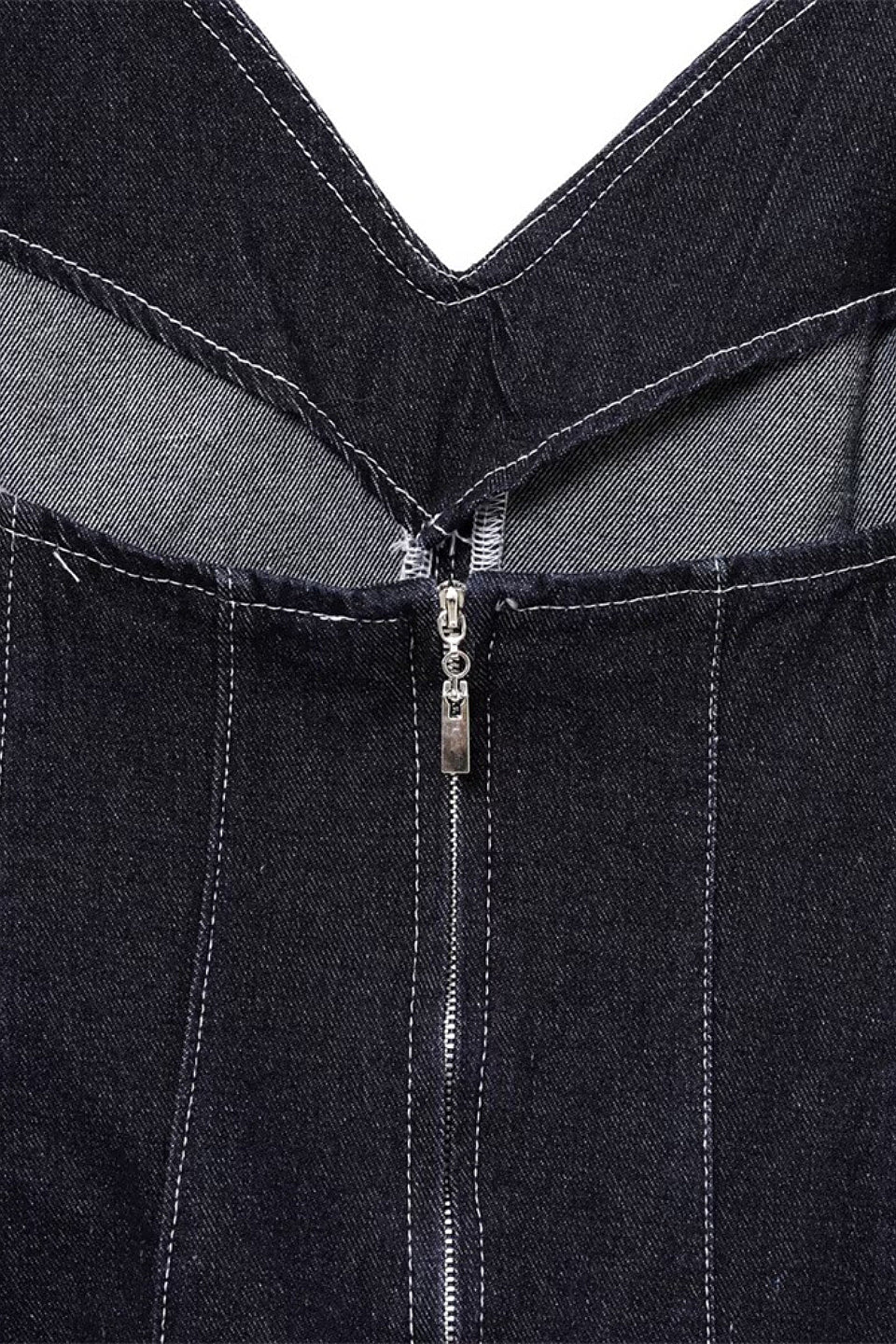 Denim Corset Cami Top