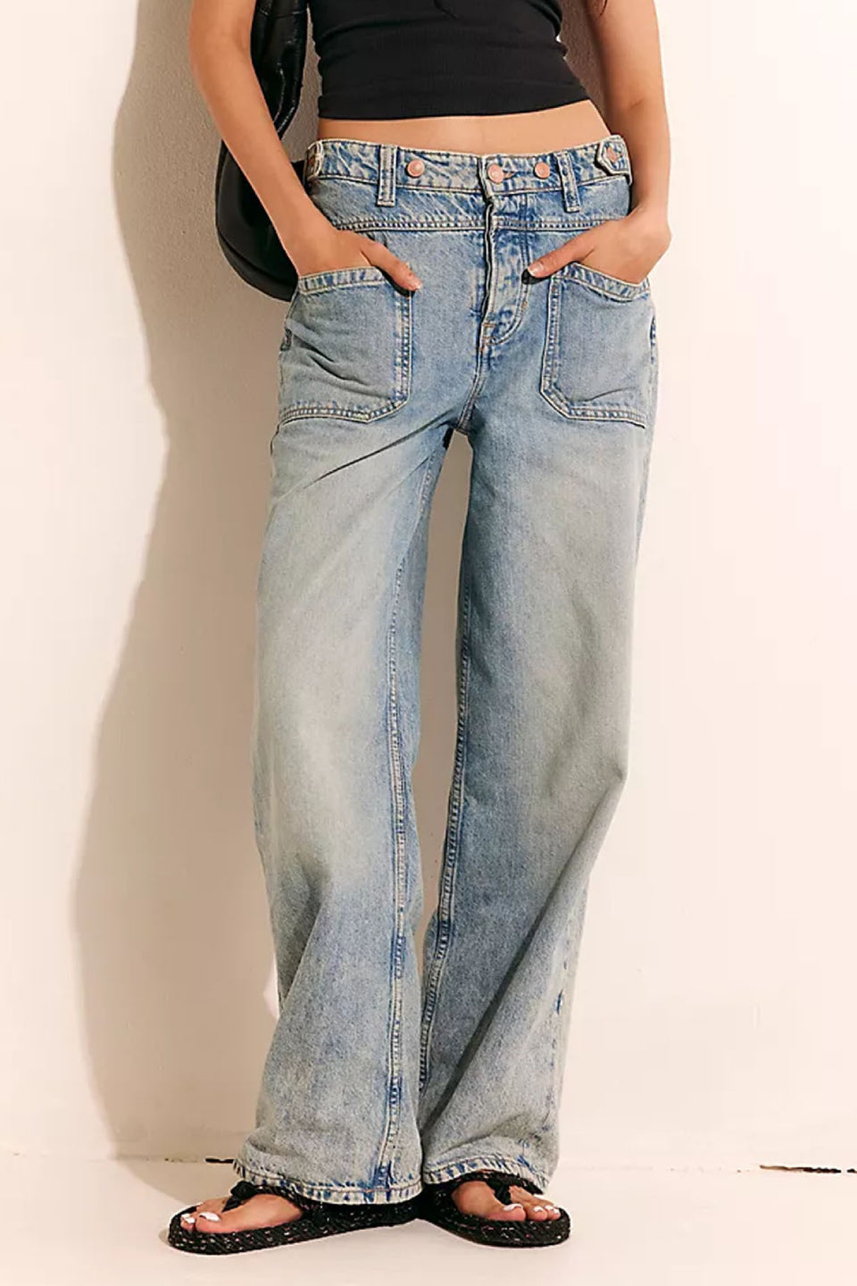 Light Blue Cargo Jeans