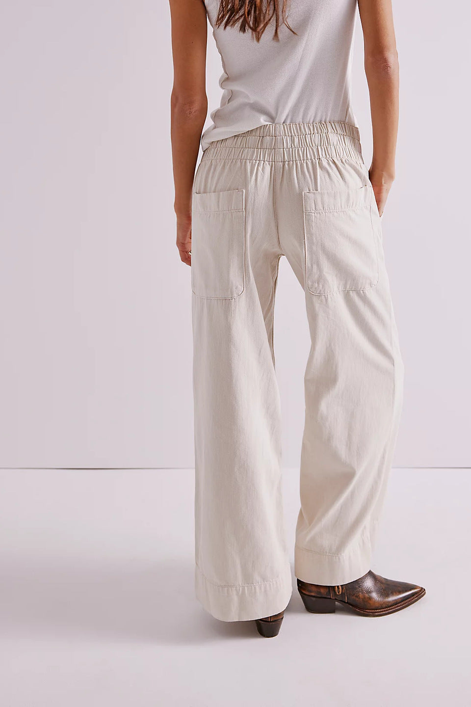 White Wide Leg Jeans