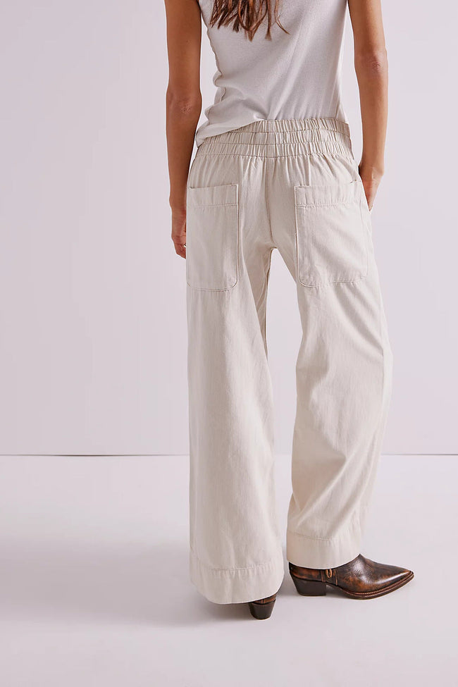 White Wide Leg Jeans Main Image