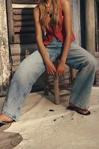 Light Blue Cargo Jeans