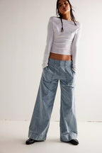 Light Blue Wide Jeans