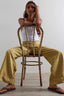 Mustard Wide Leg Jeans