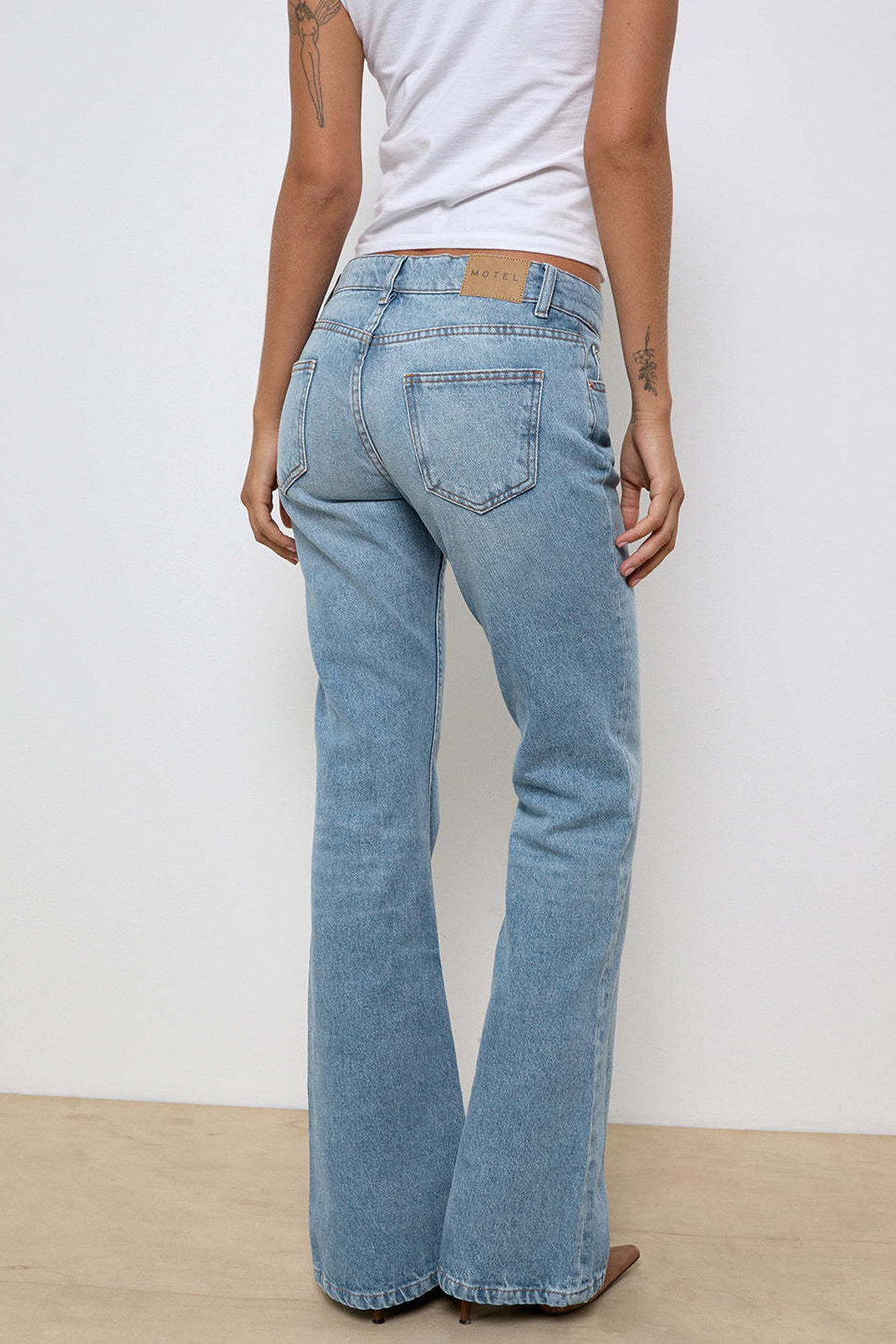 Blue Acid Wash Flares