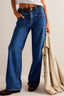 Dark Blue Cargo Jeans