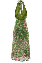 Floral Halter Midi Dress