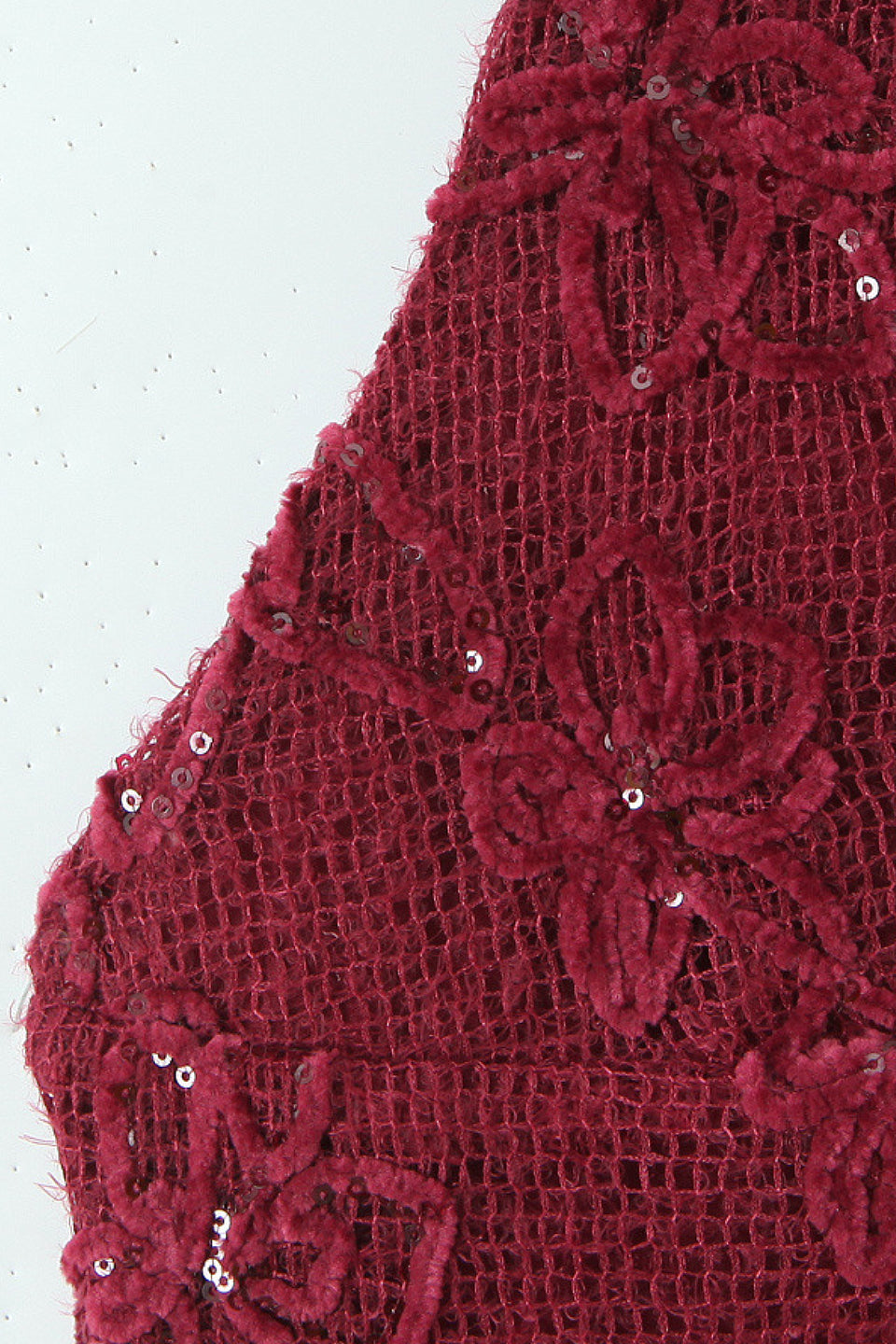 Burgundy Floral Mini Dress