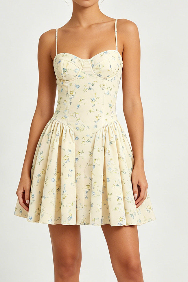 Ditsy Floral Mini Dress Hover Image