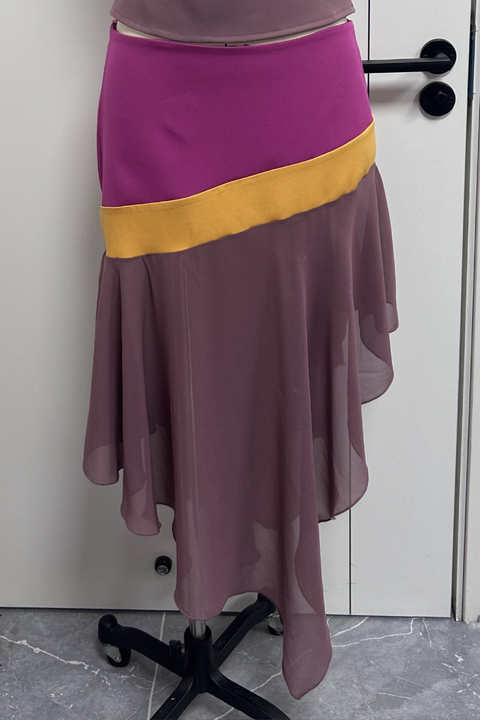 Sunset Chiffon Maxi Skirt