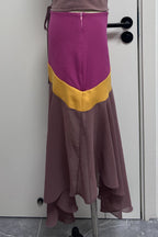 Sunset Chiffon Maxi Skirt