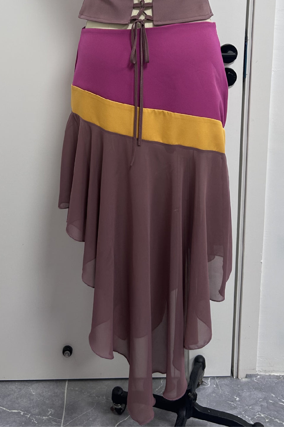 Sunset Chiffon Maxi Skirt