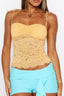 Floral Lace Tie Cami Top