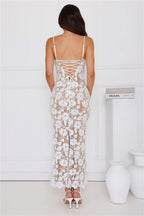 Lace Mermaid Maxi Dress