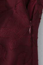 Burgundy Burnout Maxi Dress