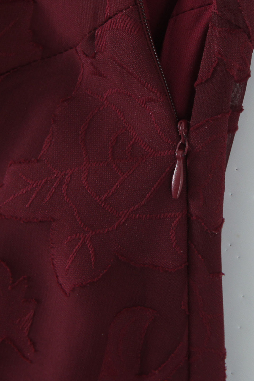 Burgundy Burnout Maxi Dress